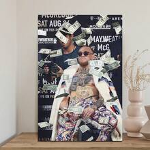 Framed Conor McGregor Poster Boxer Art Posters Wall Art Canvas Print Home Decoration Painting - Framed - View 2