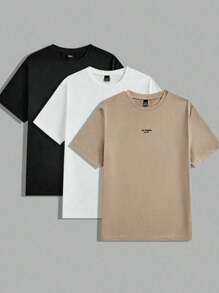 Kit 3 camisetas Masculina Los Angeles Camisa 100% Algodão Confortável