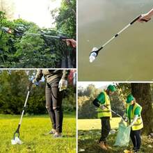 33 Inch Foldable Gripper Tool - Lightweight & Telescopic, 360° Rotating Claw For Easy Garbage Pickup & Mobility Assistance, Long Trash Picker - Multicolor - View 4