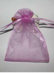 10/50/100pcs Gift Packaging Bags, Multi-Color Organza Candy Bags, Tableware, Size: 7*9CM, Various Holiday Party Packaging Supplies, Festival Home Decor