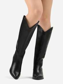 Women's Dkb212 Western Boot - Black - View 4