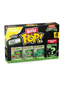 Funko Confezione blister da 4 personaggi Bitty POP Ninja Turtles Blit