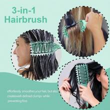 1 件卷发定型刷、卷发刷、卷发定型造型刷，适用于梳理和塑造男士和女士的卷发 - 彩色 - 查看 5