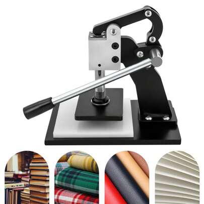 kangten Manual Leather Cutting Machine Die Cutter PVC Hand Press Embossing Machine Tool