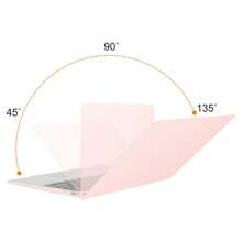 Compatible With MacBook Air 13 Inch, 2020-2018 M1 Model A1932 A2179 A2337. Includes Transparent Plastic Hard Case Cover And Screen Protector For Air 13.3 Inch, Pink Case
