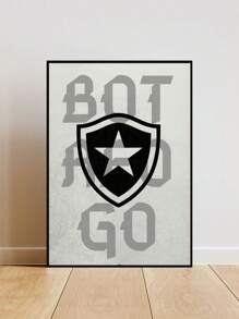 Kit 3 Decorative Plates/Frames Botafogo Football Libertadores Champion - Có Khung - Xem 3