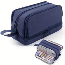 1 pieza Estuche de lápices personalizado - Nombre personalizado: Patrón de letras personalizado. Bolsa de bolígrafos de gran capacidad y tamaño, útiles escolares, regalo de cumpleaños, mejor regalo para niños, obsequio para estudiantes, multiusos, ornamentales, reutilizables. Moderno, familiar, lindo, vintage, dibujos animados, kawaii, personalizado, único, personalizable, para trabajadores, clíents, negocios/estudios, escuela/oficina, regreso a la escuela, suministros escolares para la universidad, universidad.