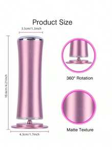 Eléctrico Removedor Callos Pedicure Exfoliante Lima Pies - Rosa - Ver 3