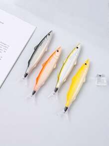 1pc Salted Fish Ballpoint Pen Fish Party Favors Ballpoint Pens Fishing Party Favors Salted Fish Pen Pens Decorative Pens Cartoon Fish Pen Advertise Award Pen Back To School - Multicolor - View 8