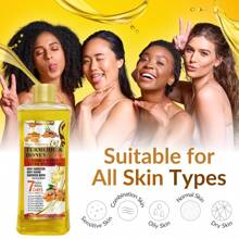 Amococo Turmeric Honey Essential Oil & Massage Oil For Both Daily Face And Body Deep Moisturizing Skin Care Massage US Shipment - 2pcs(250ml*2) - View 3