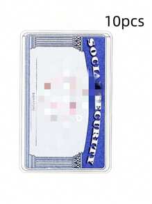 CALINNL 5/10/30 Packs Social Security Card Protector Sleeves - Waterproof 31 Mil Soft Clear Card Sleeves For SSN Card Medicare Card And Card Protection Gifts For Card Holder Wallet Business Card Holder Credit Card Holder Id Card Holder Women - Multicolor - View 13