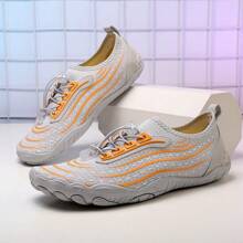 Lightweight Berafoot Shoes Swimming Sneakers Outdoor Wading Shoes Unseix Beathable Beach Shoes Breathable Beach Footwear For Snorkeling,Kayaking,Gym,Yogo - Gray Orange - View 5