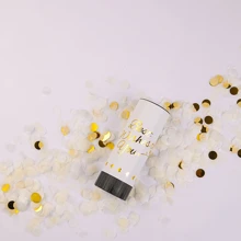 弹簧迷你五彩纸屑爆破器适用于生日派对、节日宴会、圣诞派对、乔迁庆宴、婚礼、彩色纸屑手持中心装饰爆破器 - 6種顏色規格 - 查看 10