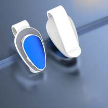 汽车遮阳板眼镜夹、汽车遮阳板墨眼夹、多功能眼镜架、汽车遮阳板收纳夹、卡片夹、票夹、安全时尚的汽车内饰组件、汽车遮阳板眼镜架、通用型铝制汽车眼镜夹、用于眼镜和卡片的多功能车载收纳整理器、时尚配饰、汽车收纳 - 彩色 - 查看 12