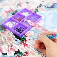 花树脂钻石画刷套装，5D 钻石画刷，钻石画工具，钻石画配件 - 彩色 - 查看 8