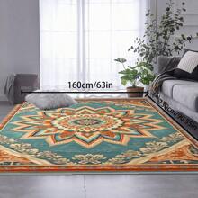 Crystal Velvet 700g/Sqm Dotted Bottom 5mm Thick Area Rug, Bohemian Style Solid Color Carpet, Soft Anti-Slip Washable Rug, Suitable For Indoor & Outdoor, Living Room, Bedroom, Kitchen, Office, Home Decor Back To School