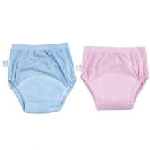 2pcs/1pc Training Pants Set For Teenagers-Waterproof And Washable Diapers, Suitable For Boys And Girls, Learning To Use Bedpans. - Solid Color Cloth Diapers - View 93