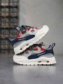 Kids Athletic Sneakers - Breathable Mesh Uppers For Boys & Girls, Non-Slip Lightweight Perforated Sole, Suitable For School, Running And Sports