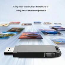 2TB Portable External Hard Drive 2TB USB 3.0 Flash Drive Disk With USB 3.0 And Type-C High Speed Dual Interface, Solid State Pen Drive, 2TB USB 3.0 Pen Drive, Memory Stick Storage Device, U Disk, For Laptop, Desktop Computer