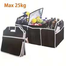 Multi-Pocket Car Trunk Bag Large Capacity Folding Storage Bag Portable Trunk Stowing And Tidying Car Trunk Organizer