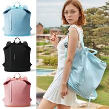 Bolsa de natação com armazenamento zoneado, mochila masculina/feminina, bolsa de praia separada para uso externo, bolsa organizadora de artigos de higiene pessoal à prova d'água para adultos, adequada para natação, fitness, ao ar livre