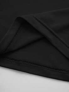 修身女士圆领 Y2K 短袖 T 恤，豹纹小龙虾季节性字母休闲 T 恤，带有海鲜图案和豹纹口号，适合少女和年轻女性，非常适合日常外出、聚会和派对穿着 - 黑色 - 查看 6