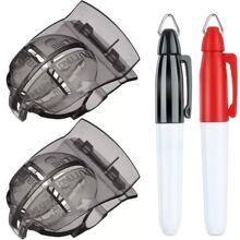 2pcs/4pcs Golf Ball Marker, Golf Ball Scriber, Line Pen, Golf Accessories, Golf Ball Alignment Stencil Tool For Marking Ball Lines - Multicolor - View 2