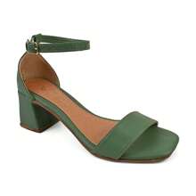 Women's High Block Heel Sandal Straps Multiple Ways To Wear - 綠色 - 查看 2