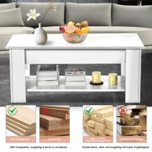 OYAJIA Coffee Tables - 白色 - 查看 2