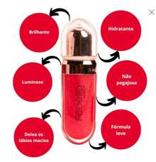 Lip Gloss Brilho Labial Batom Hidratante Longa Duração Glow Cosméticos