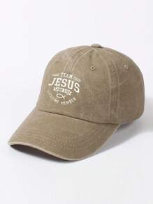 1pc Women's Adjustable Vintage Jesus Graphic Baseball Cap, Breathable Comfortable Retro Snapback Trucker Hat For Running, Exercise And Outdoor Activities