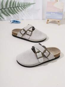 儿童时尚简约交叉带前带凉鞋，夏季