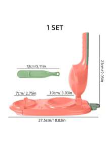 2 In 1 Dumpling Dough Press Maker With Meat Spoon - Manual Plastic Kitchen Accessories & Tools - Material, Set Of 2 - Dumpling Mold - View 9