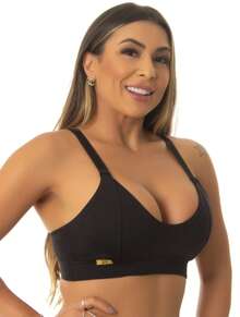 Kit 2 Reinforced Bras, Comfort And Elegance!! - màu đen - Xem 2