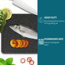 Cutting Board, Portable Cutting Board, PP Complementary Food Classification Plastic Cutting Board Set, Double-Sided Kitchen Home Cutting Board Plastic Cutting Board - Multicolor - View 4