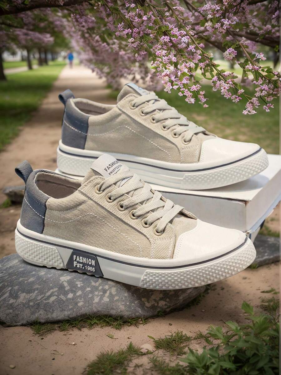 Klassische Segeltuchschuhe für Herren, atmungsaktive, vielseitige, rutschfeste und langlebige Freizeit-Sneaker, geeignet für Teenager/Freizeit im Sommer/Sport im Freien/Urlaubsreisen/Abschlussgeschenke/Geburtstagskleider-Accessoires