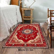 Crystal Velvet 700g/Sqm Dotted Bottom 5mm Thick Area Rug, Bohemian Style Solid Color Carpet, Soft Anti-Slip Washable Rug, Suitable For Indoor & Outdoor, Living Room, Bedroom, Kitchen, Office, Home Decor Back To School