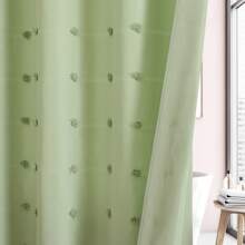 1 Rèm tắm thiết kế bóng phồng màu xanh ô liu, Rèm phòng tắm bằng polyester chống thấm nước cắt 3D tối giản Trang trí phòng tắm tại nhà Trang trí mùa thu Phụ kiện phòng tắm Trở lại trường - Màu xanh Ô liu - Xem 8