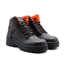 Bota Seguridad Industrial Trabajo Casquillo Calzado Hombre - Naranja - Ver 2