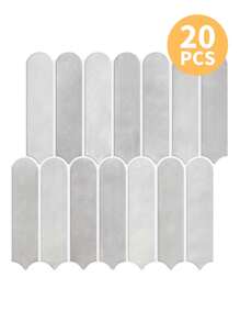 1 件/10 件哑光 3D 瓷砖贴纸，鱼鳞墙板，厨房 PVC 即剥即贴防溅板瓷砖，3D 防水瓷砖贴纸，浴室装饰，家居装饰