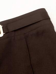 (Ciepła wskazówka: Lekko zawyżone) Damskie spodnie garniturowe z wysokim stanem, gruby materiał, nowy jesienno-zimowy design, dopasowany krój, uniwersalne do pracy, na co dzień, na wakacje, na powrót do szkoły, na Dzień Niepodległości. (Zalecamy zamówienie o jeden rozmiar mniejszego rozmiaru w talii)