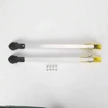1 Pair Of Stabilizer Legs For Extension Ladders With Anti-Slip Rubber Feet, Supporting Up To 440 Lbs Load Capacity