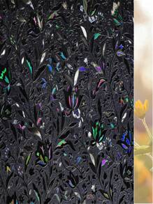 1卷花朵遮光窗膜，遮光窗膜，日夜隐私保护，遮光窗罩，防紫外线遮光，静电玻璃窗遮光膜，生日毕业典礼房间装饰家居装饰墙壁装饰浴室装饰卧室装饰房间装饰用品客厅装饰房屋装饰家居装饰客厅墙壁艺术墙纸贴纸个性化贴纸 - 彩色 - 查看 28