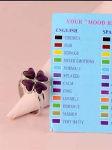 1pc Elegant Temperature-Sensitive Color Changing Ring, Changes Color Based On Temperature And Mood, Suitable For Women And Couples For Daily Wear