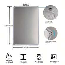 Vintage-Stil Metall Blechschild mit Löwen Logo, rustikales Eisen Wandhängeschild, dekoratives Schild für Zuhause, Bar, Café, Garten, Bauernhaus - wetterfest, vorgebohrte Löcher, vielseitig einsetzbar für drinnen und Outdoor, 12x8 Zoll - 1 Stück - Verschiedenfarbig - Übersicht 4