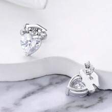 Graduation Gifts For Her Jewelry, Heart 2024 Graduation Earrings College Graduation Gifts For Her 2024 - 銀色 - 查看 2