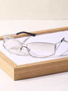 Women Geometric Exquisite All-Match Never Outdated Classic Technological Elegant Party Fashion Glasses For Daily Life Street-Photography Vacation Outfits Outdoor Casual Activities Mountaineering Skiing Accessories