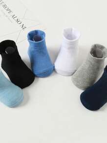12 Pairs Children Cotton Non-Slip Dot Socks, Spring/Summer/Autumn - Multicolor - View 6