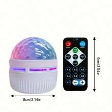 USB-Powered White Aurora Vortex Projector Lamp With Remote Control – Mesmerizing Water Wave Swirl Effect, Ideal For Home And KTV Decor, Multi-Function Ambient Lighting