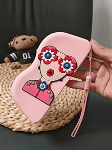 4PCS Zippered Silicone Glasses Case For Storage,Featuring A Handle For Hanging, Suitable For Travel And Portable Use. LtIs Waterproof And Shockproof, Eye Glasses Sunglasses Protective, Designed To Keep Glasses And RegularGlasses Dust-Free, Perfect For Organizing Your Accessories Travel Essentials Travel Accessories Travel Must Haves